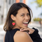 Strawberry Hoop Earrings - Knife Shift