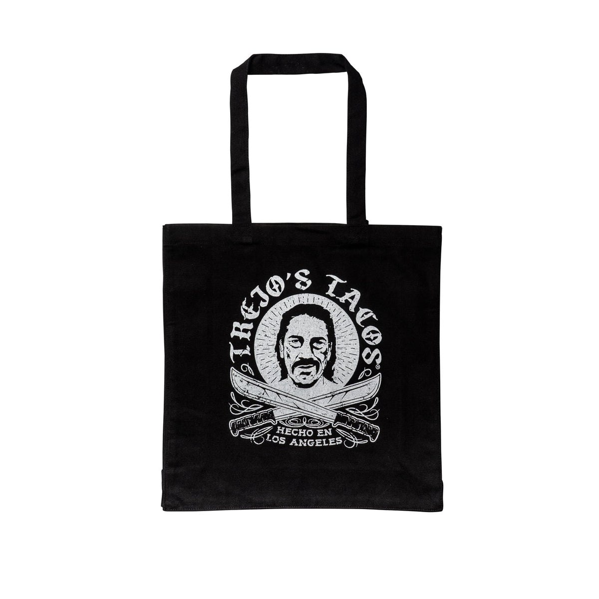 Black Canvas Tote with Machete Logo - Knife Shift