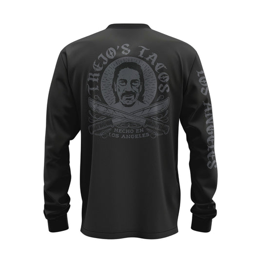 Black Machete Longsleeve Shirt with Machete Logo - Knife Shift