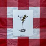 Martini Print - Knife Shift