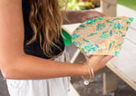 Beeswax Wrap Variety Pack - Ocean Print - Knife Shift