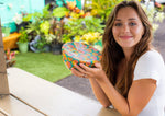 Beeswax Food Wrap - Sunrise Shell Print - Knife Shift