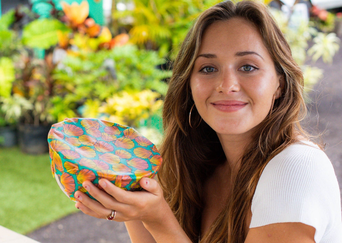 Beeswax Wrap Variety Pack - Ocean Print - Knife Shift