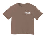 Queso! Washed Crop Tee - Knife Shift