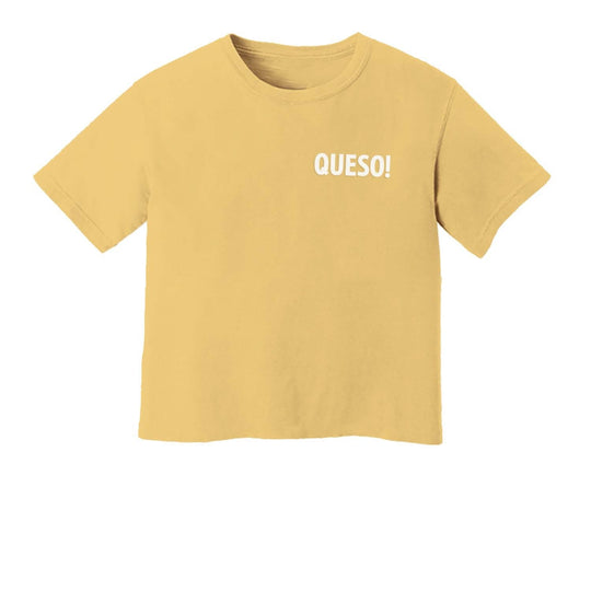 Queso! Washed Crop Tee - Knife Shift
