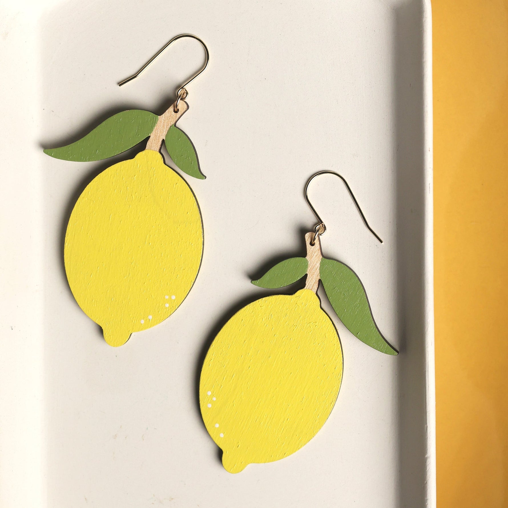 Lemon Earrings - Knife Shift