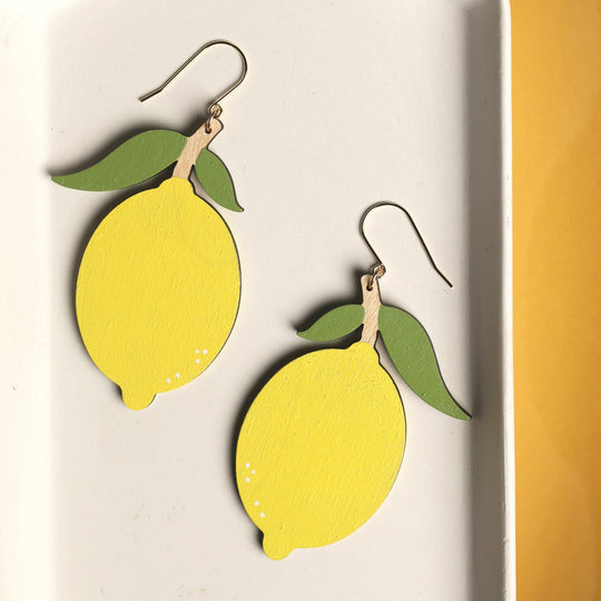 Lemon Earrings - Knife Shift