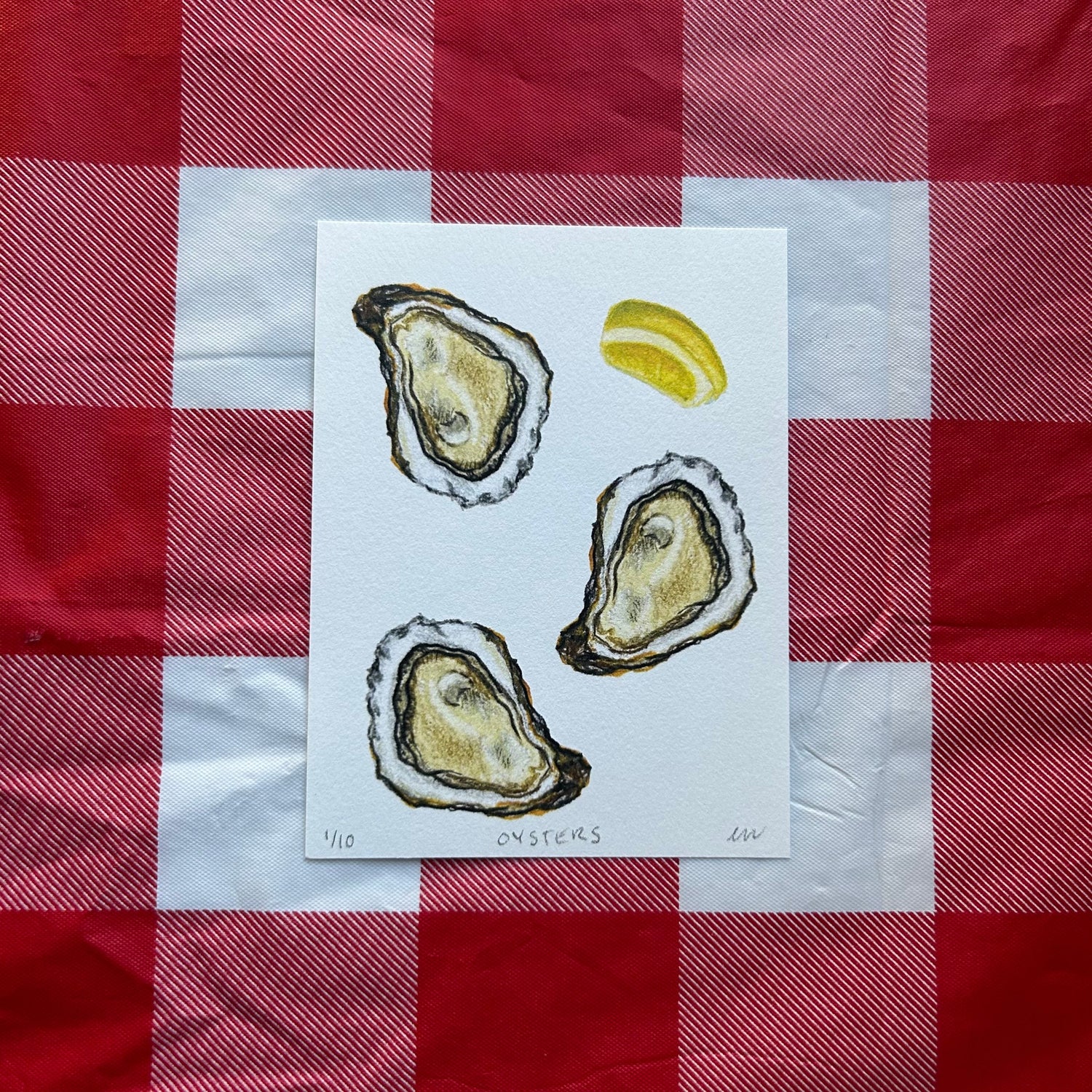 Oysters Print - Knife Shift