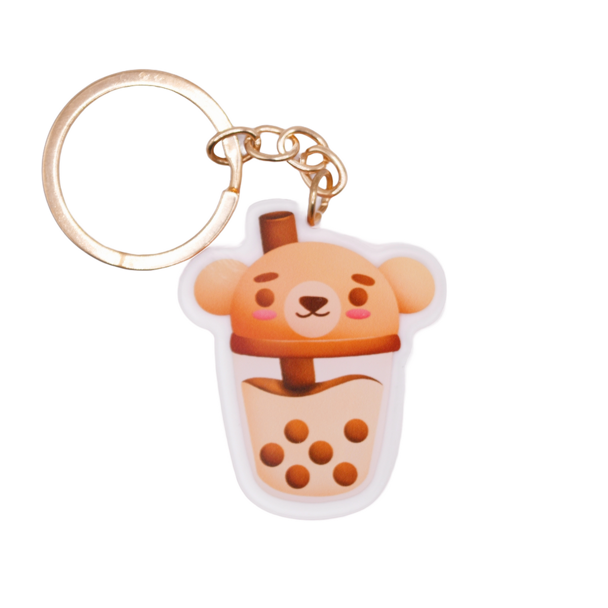 Boba Bear Keychain