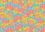 Beeswax Food Wrap - Sunrise Shell Print - Knife Shift