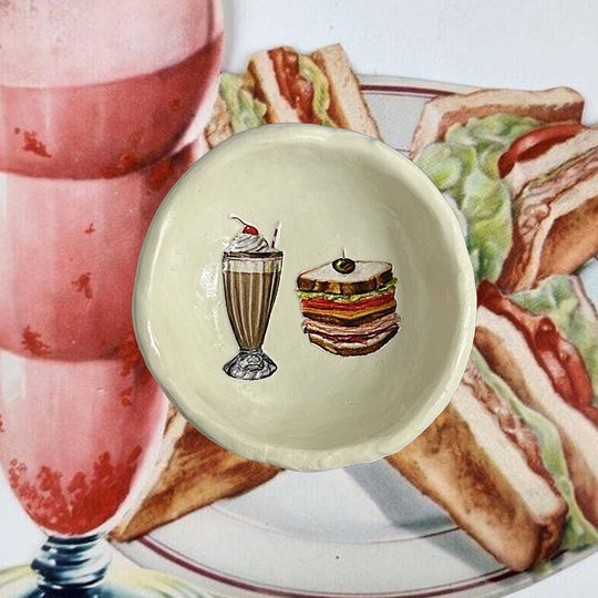 Sandwich & Milkshake Dish - Knife Shift