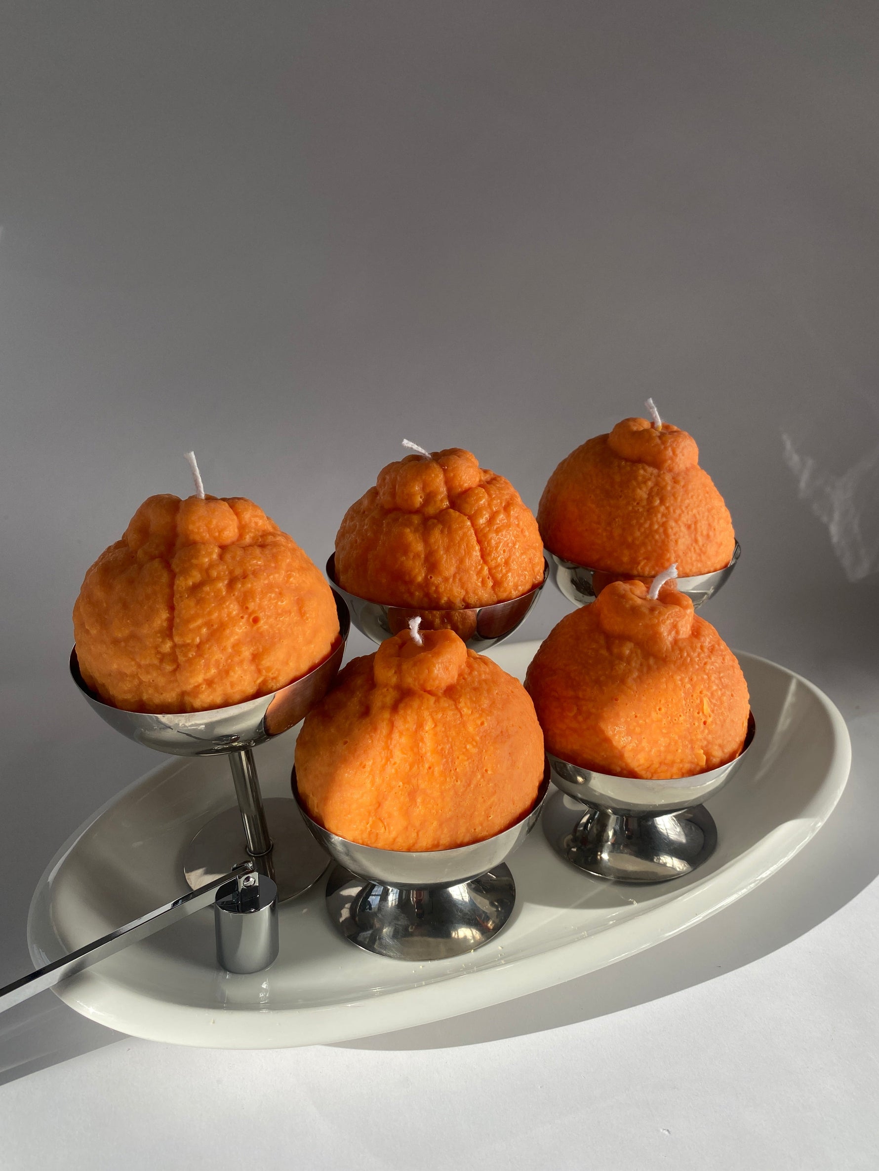 Large Dekopon Orange Candle - Knife Shift
