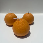 Large Orange Candle - Knife Shift