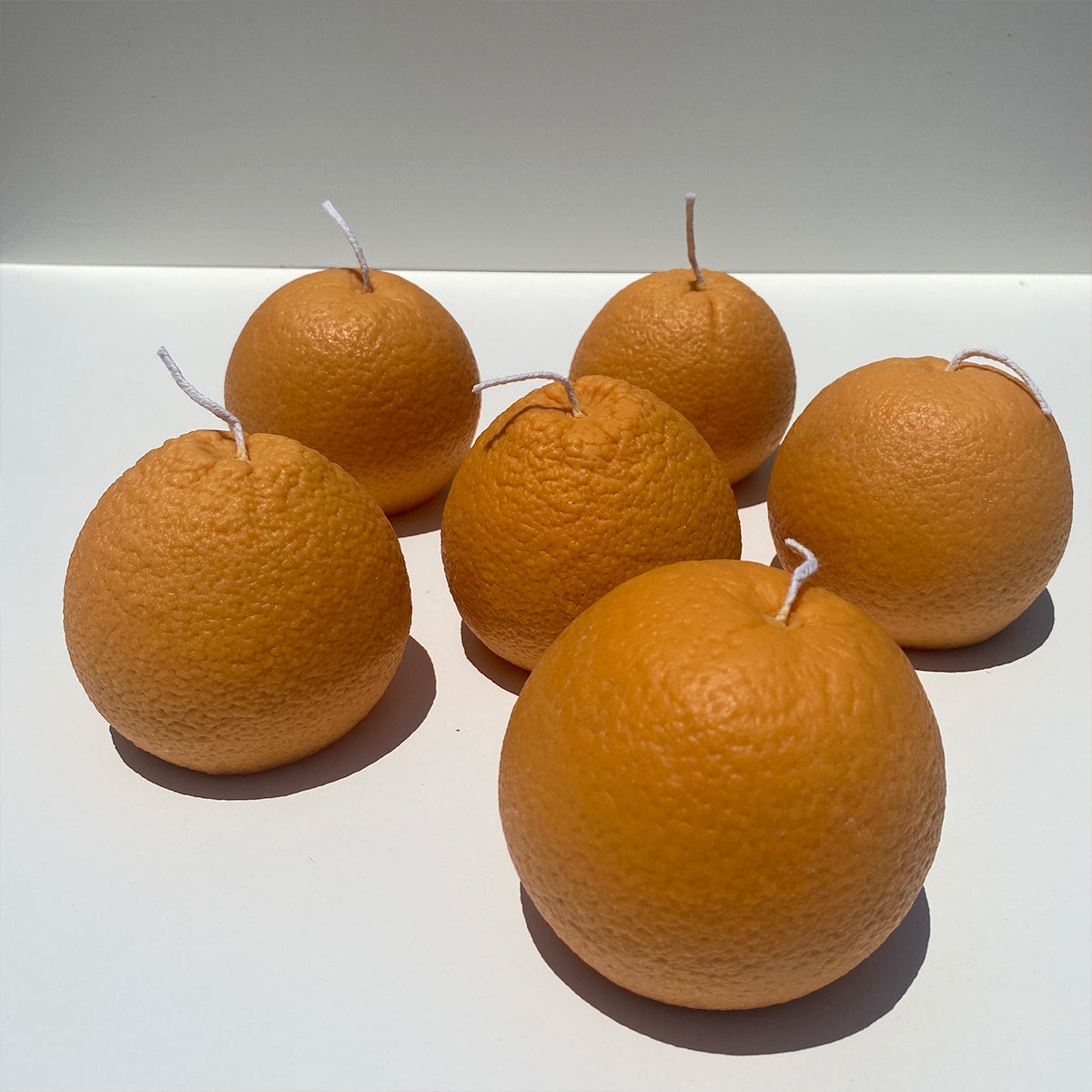 Large Orange Candle - Knife Shift