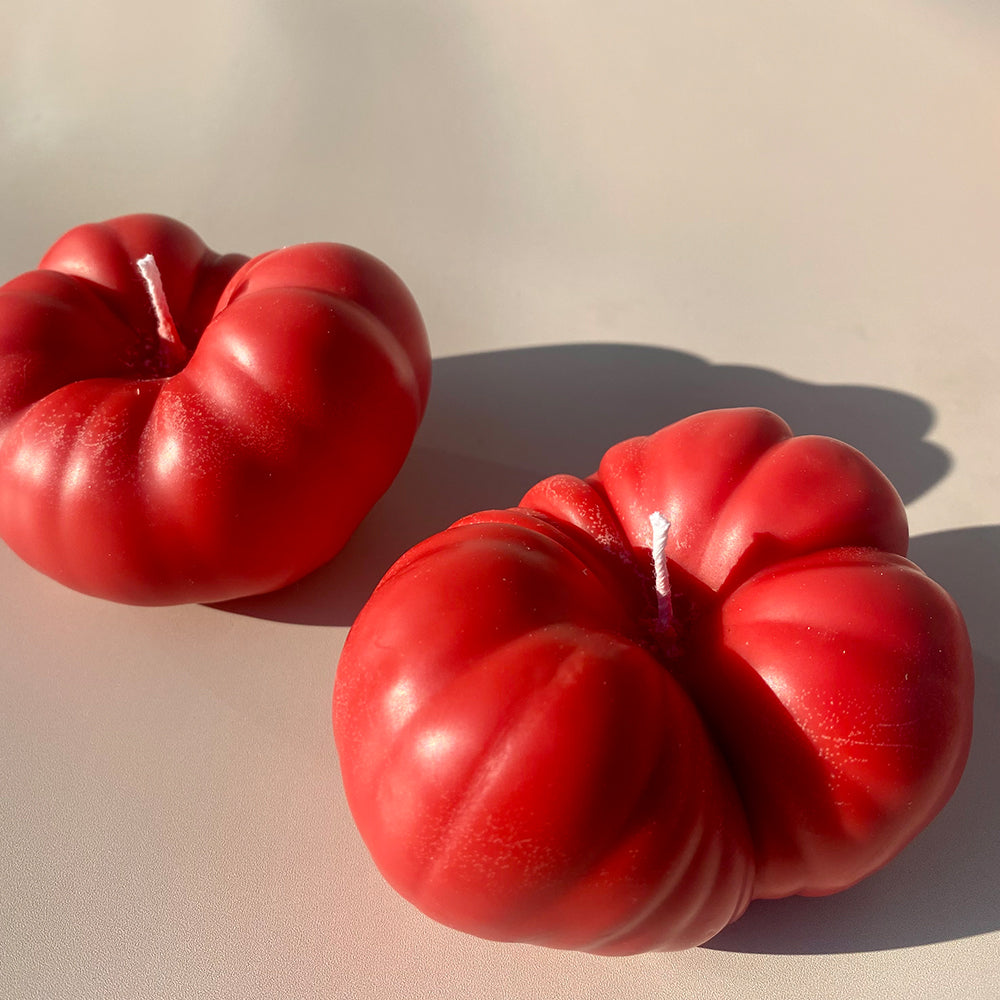 Heirloom Tomato Candle - Red - Knife Shift