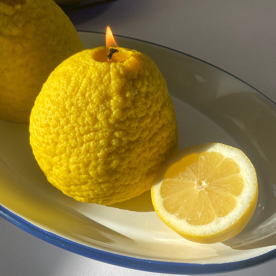 Large Ponderosa Lemon Candle - Knife Shift