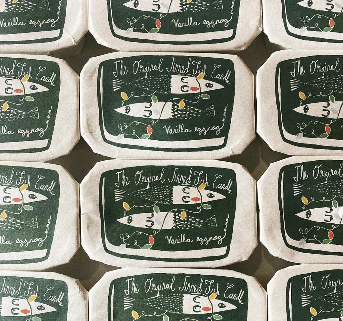 Tinned Fish Candle - Vanilla Eggnog - Knife Shift