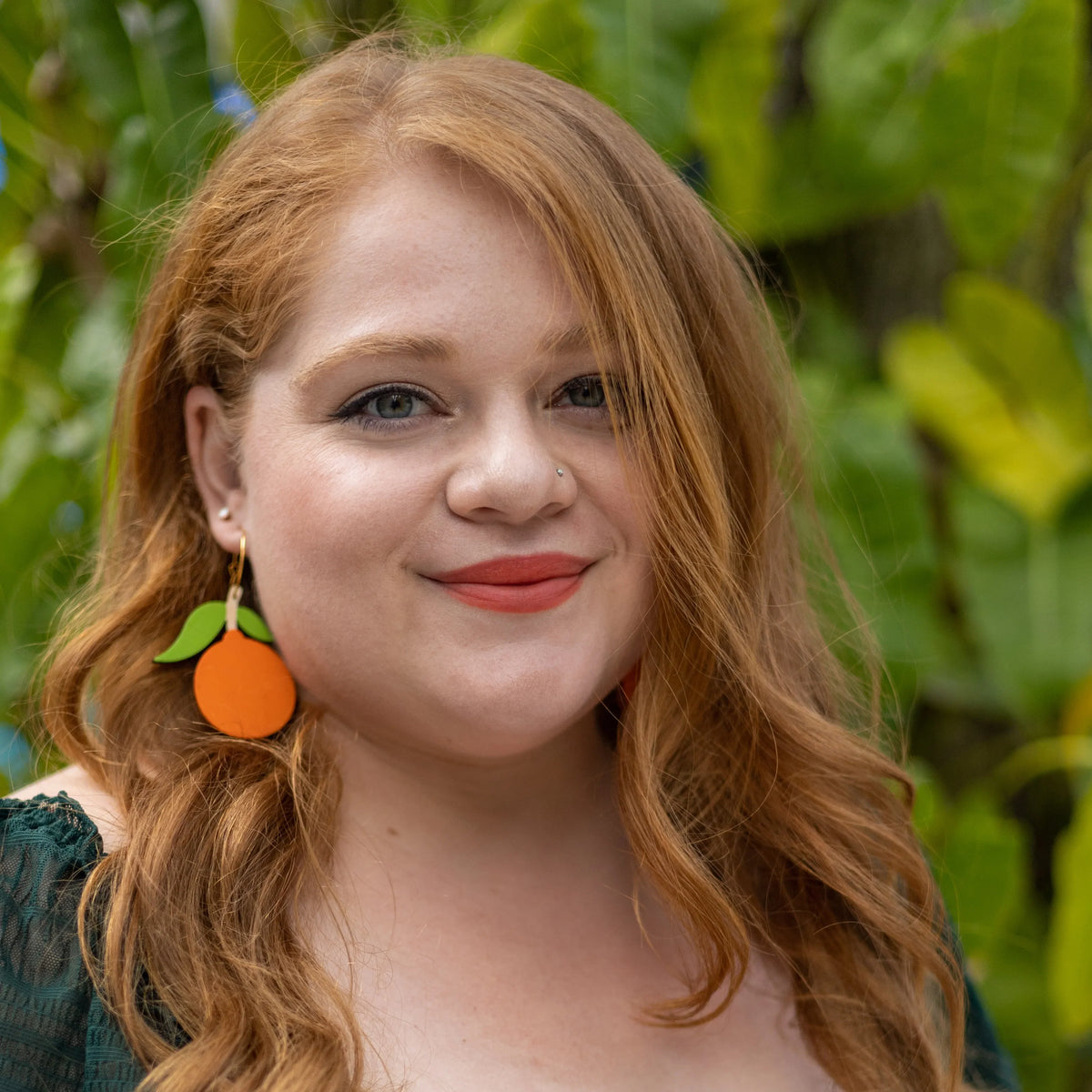 Tangerine Hoop Earrings - Knife Shift
