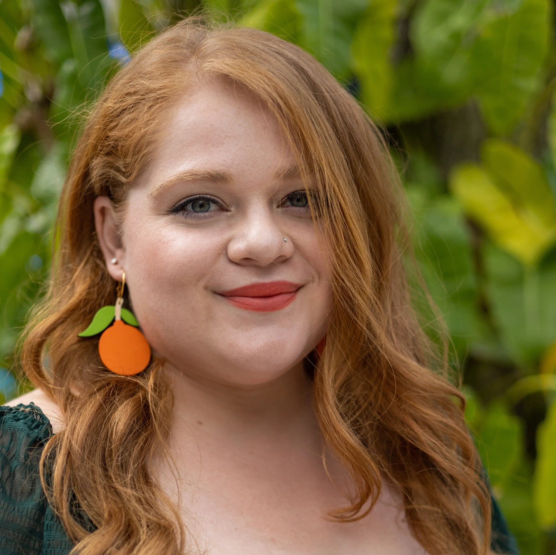 Tangerine Hoop Earrings - Knife Shift