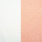 The Stripe Collection Tablecloth Natural & Persimmon - Knife Shift