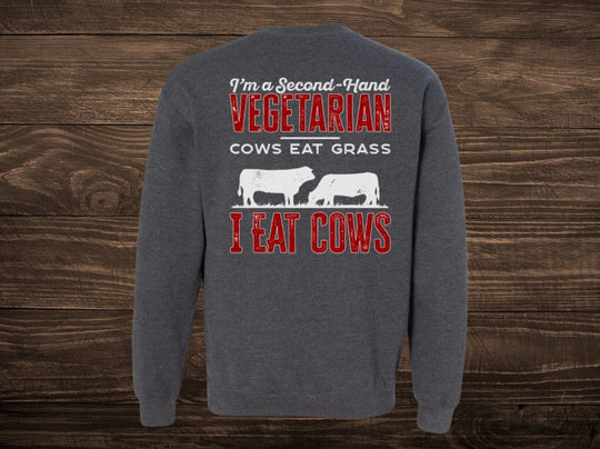 Second-Hand Vegetarian Sweatshirt - Knife Shift
