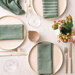 To Each Their Own napkin set - Kale & White - Knife Shift