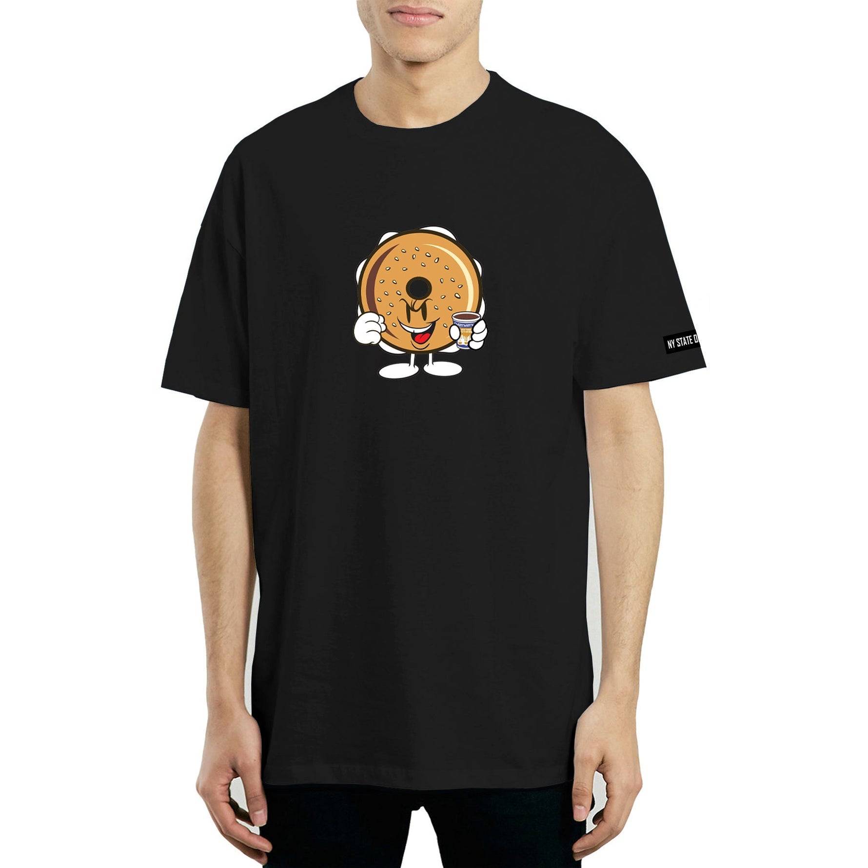 Bagel & A Coffee T-shirt - Knife Shift
