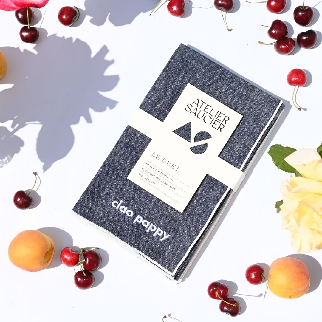 Ciao Pappy x Atelier Saucier Tea Towel Set - Knife Shift