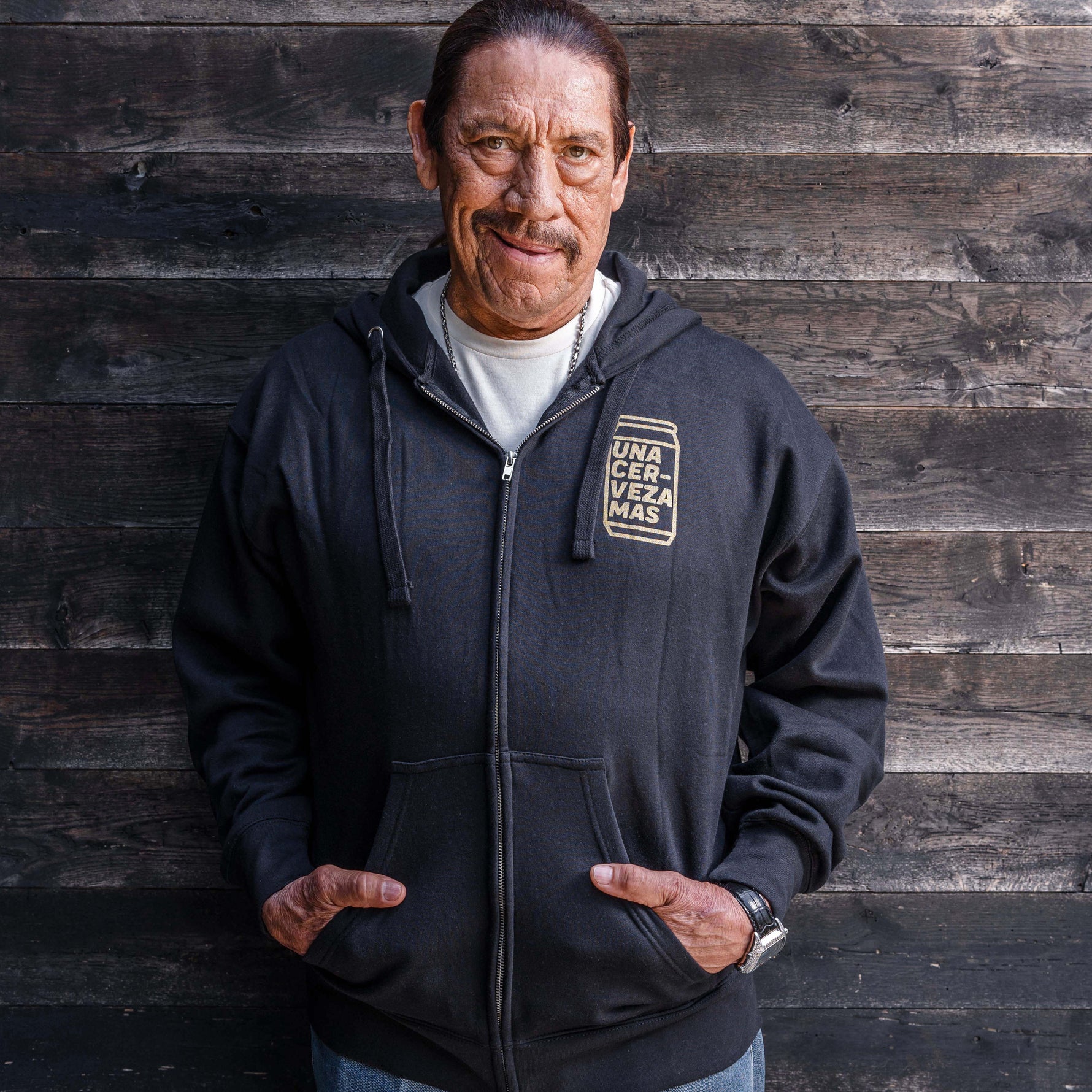 Black Zip-Up Hoodie (Trejo's Cerveza) - Knife Shift