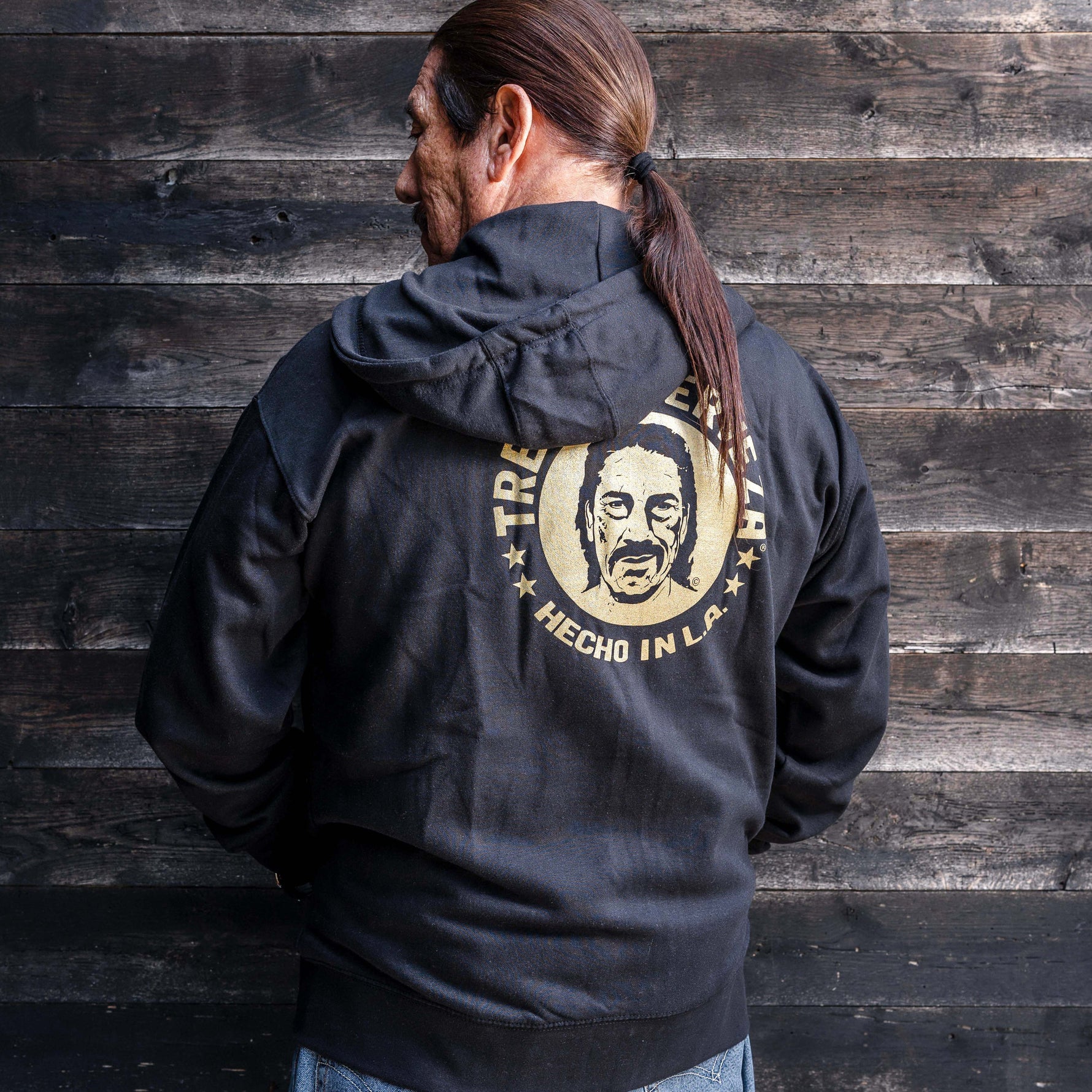 Black Zip-Up Hoodie (Trejo's Cerveza) - Knife Shift