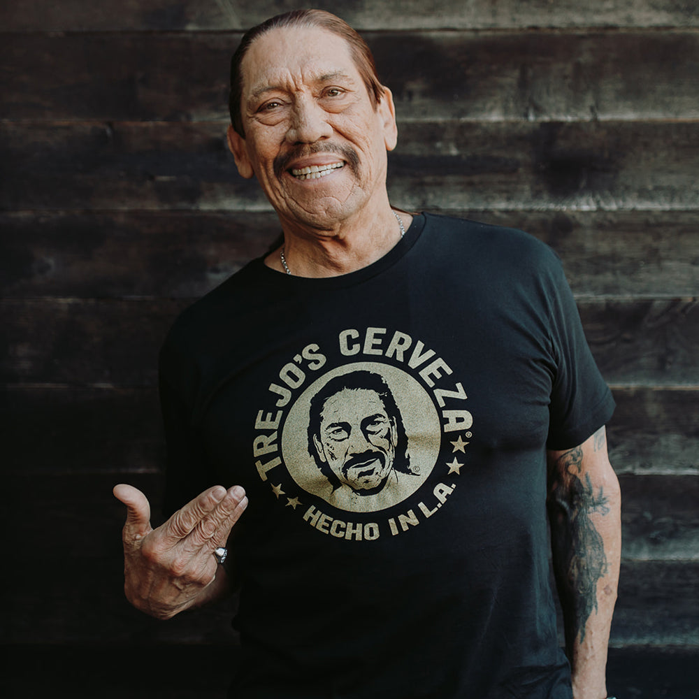 Solid Black T-Shirt (Trejo's Cerveza) - Knife Shift