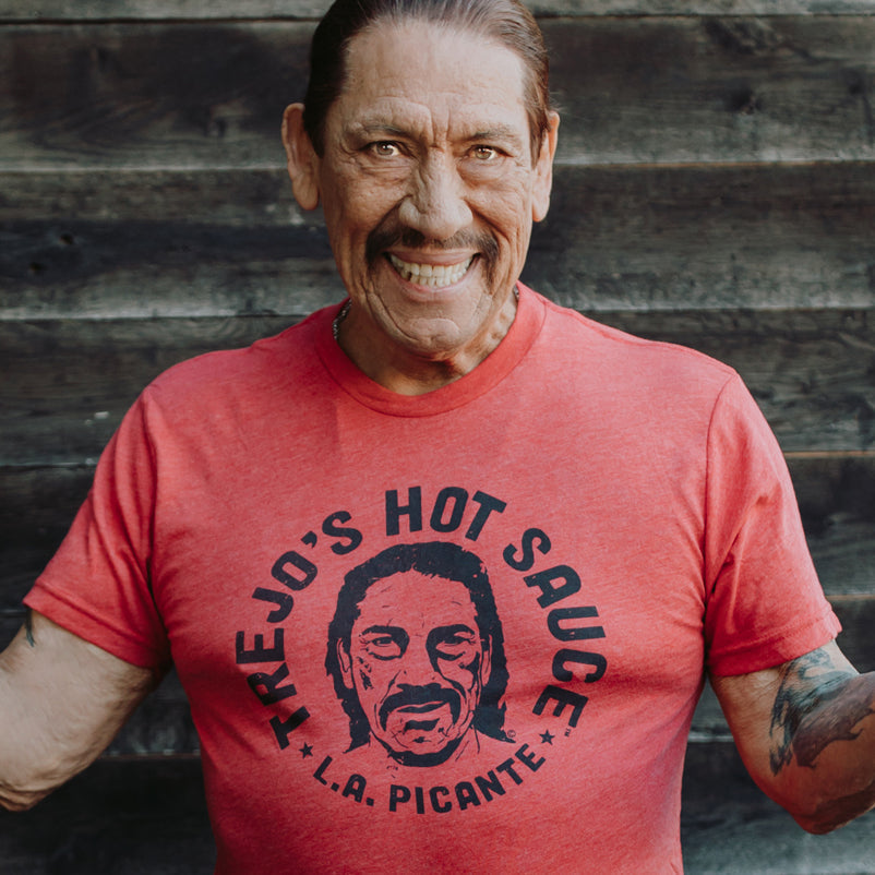 Vintage Red T-Shirt (Trejo's Hot Sauce) - Knife Shift