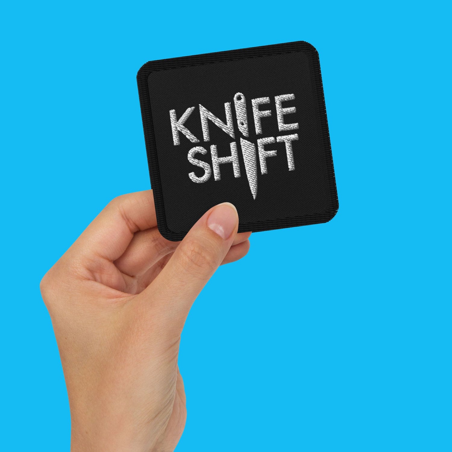 Knife Shift Embroidered Patch