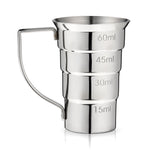 Stainless Steel Stepped Jigger - Knife Shift