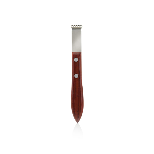Professional Citrus Zester with Acacia Wood Handle - Knife Shift