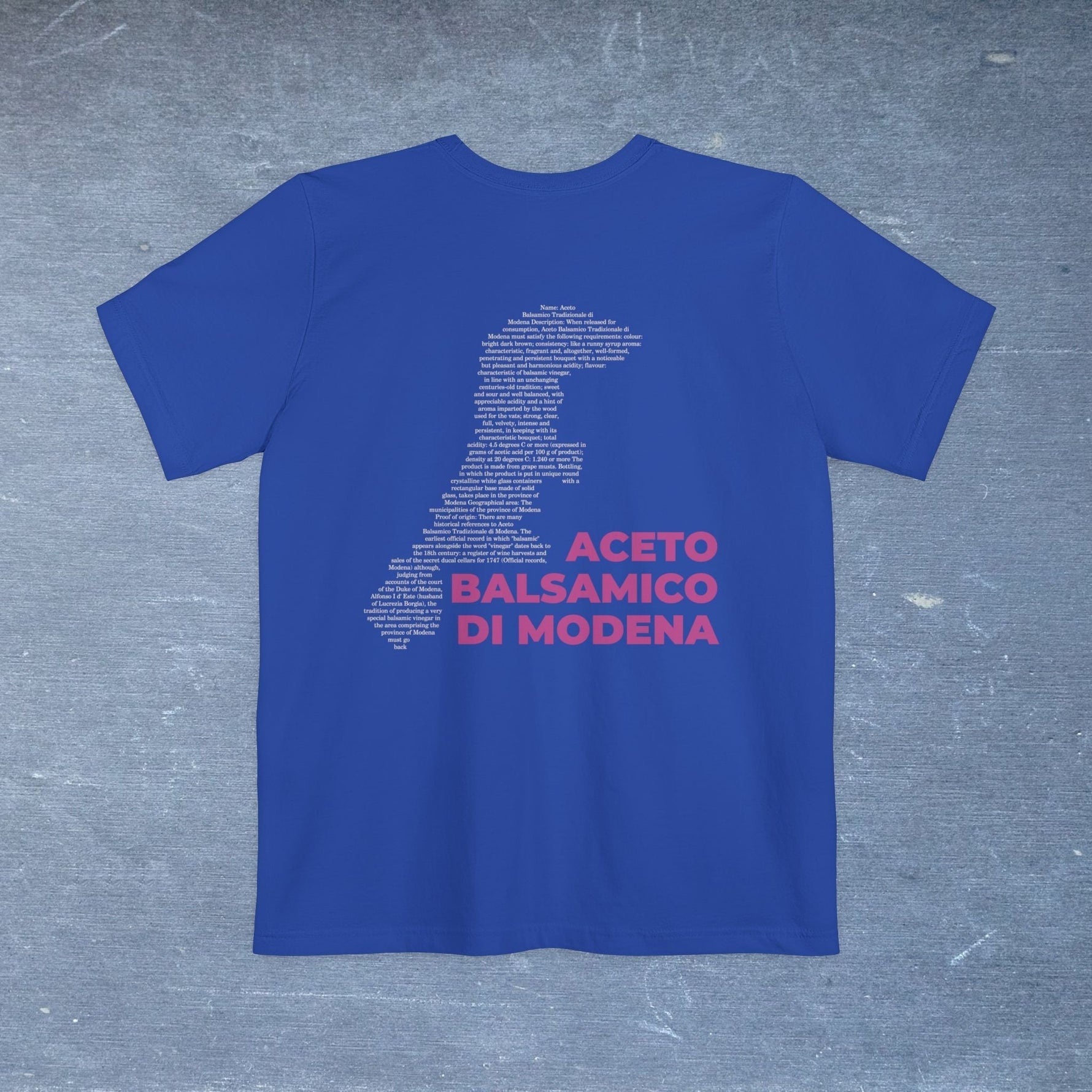 Aceto Balsamico di Modena Map - Pocket T-shirt-T-Shirt-gift ideas for foodies-Knife Shift