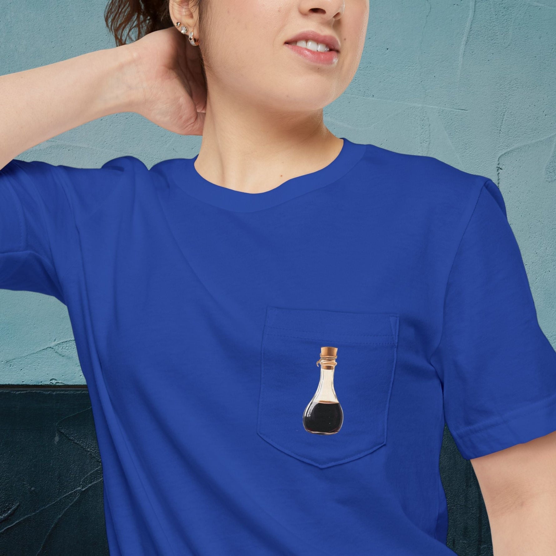 Aceto Balsamico di Modena Map - Pocket T-shirt-T-Shirt-gift ideas for foodies-Knife Shift