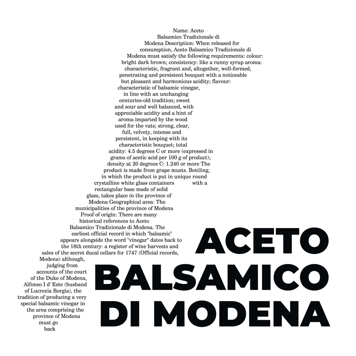 Aceto Balsamico di Modena Map - Pocket T-shirt-T-Shirt-gift ideas for foodies-Knife Shift