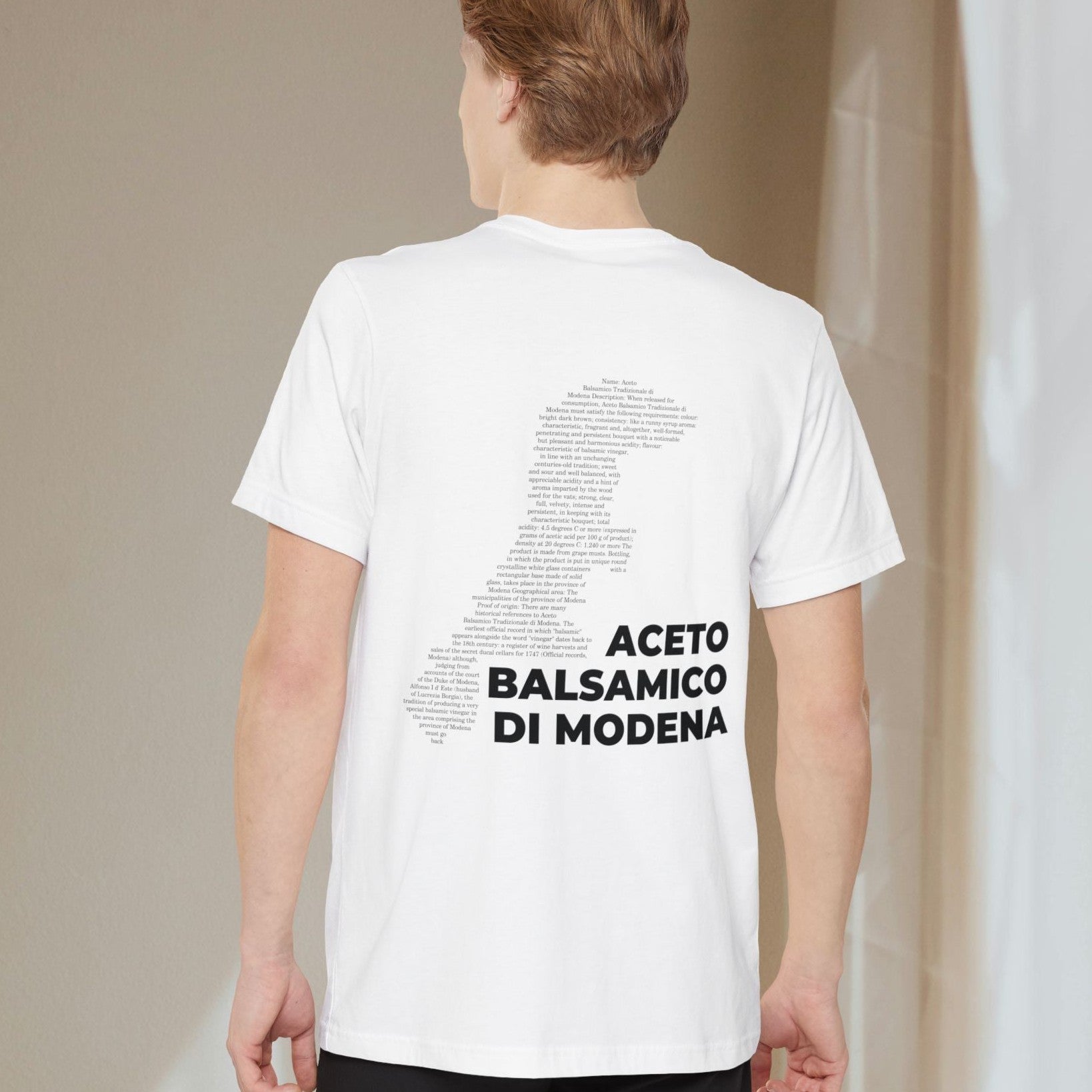 Aceto Balsamico di Modena Map - Pocket T-shirt-T-Shirt-gift ideas for foodies-Knife Shift