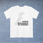 Aceto Balsamico di Modena Map - Pocket T-shirt-T-Shirt-gift ideas for foodies-Knife Shift