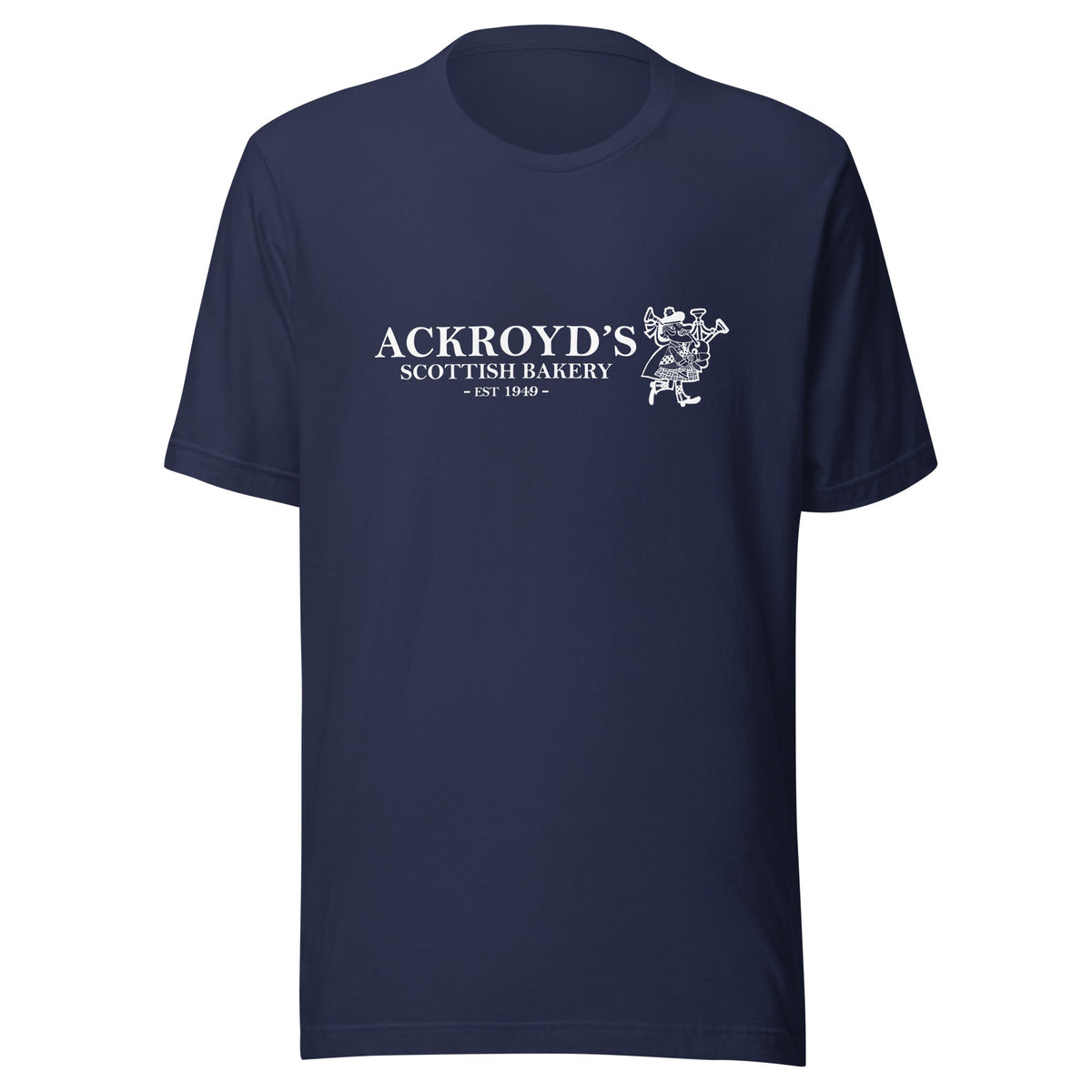 Ackroyd's Bagpiper Logo Unisex t-shirt - Knife Shift