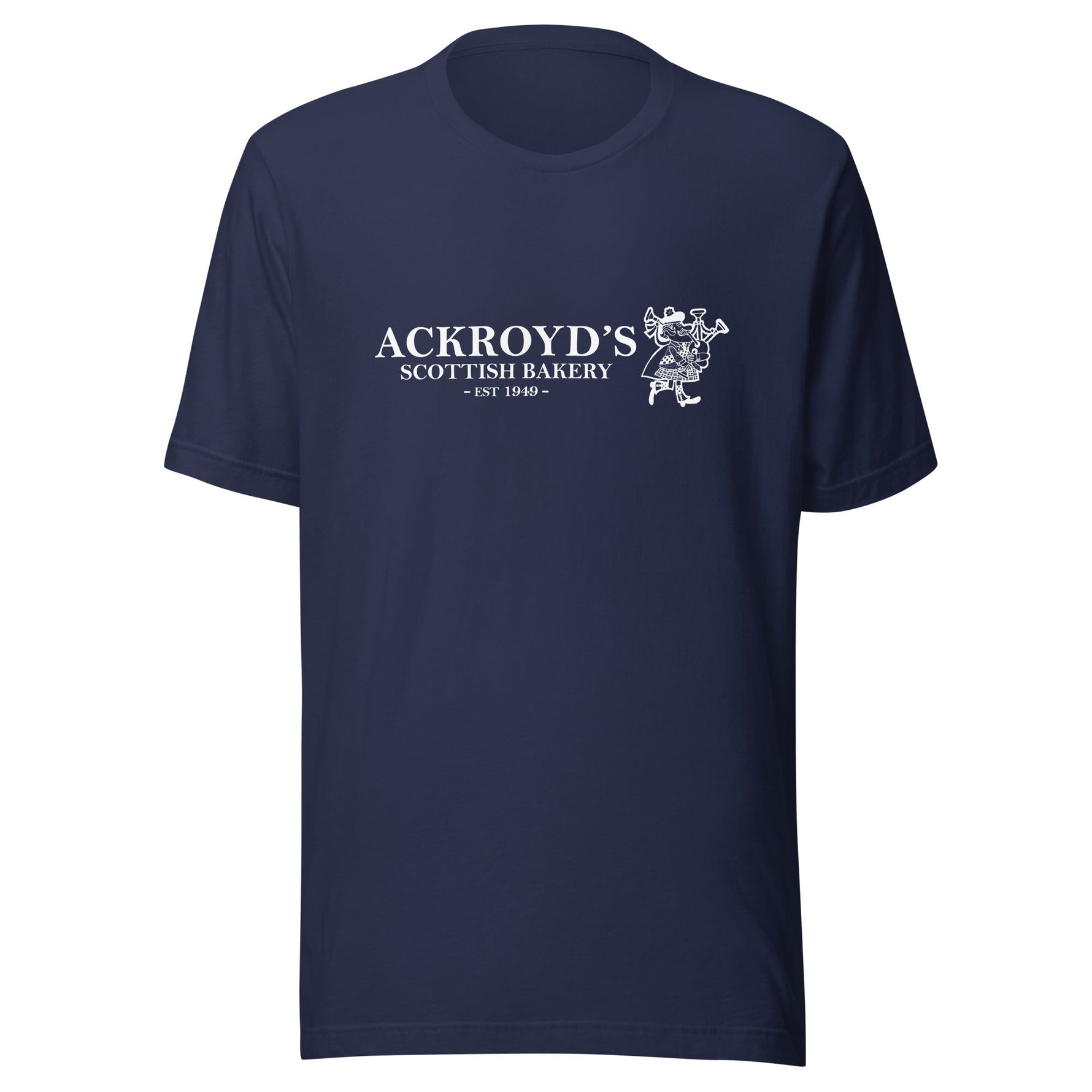 Ackroyd's Bagpiper Logo Unisex t-shirt - Knife Shift