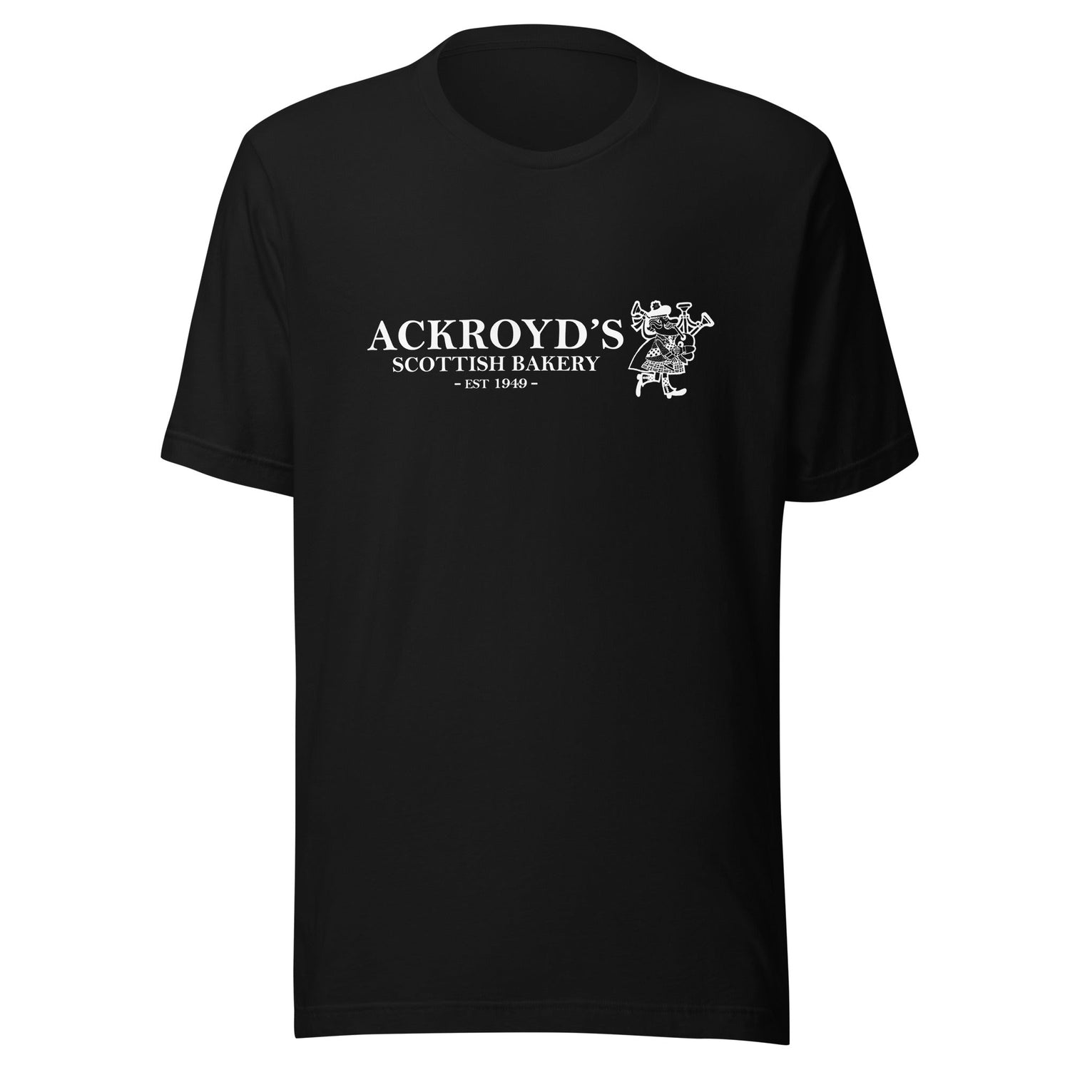 Ackroyd's Bagpiper Logo Unisex t-shirt - Knife Shift