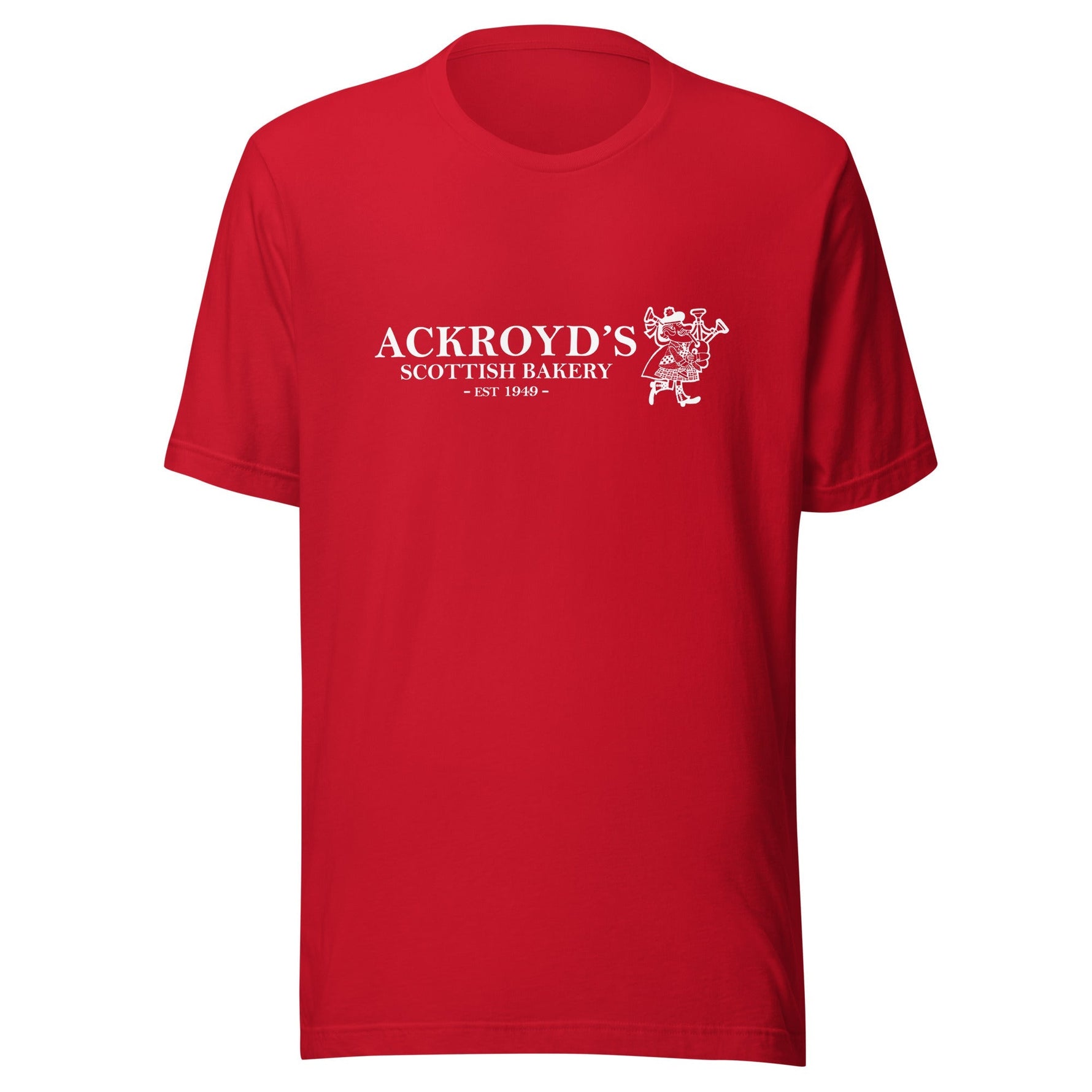 Ackroyd's Bagpiper Logo Unisex t-shirt - Knife Shift