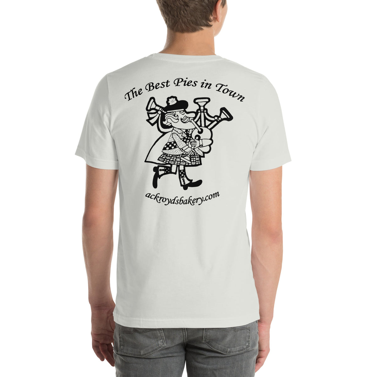 Ackroyd's Bakery Bagpiper Unisex T-Shirt - Knife Shift