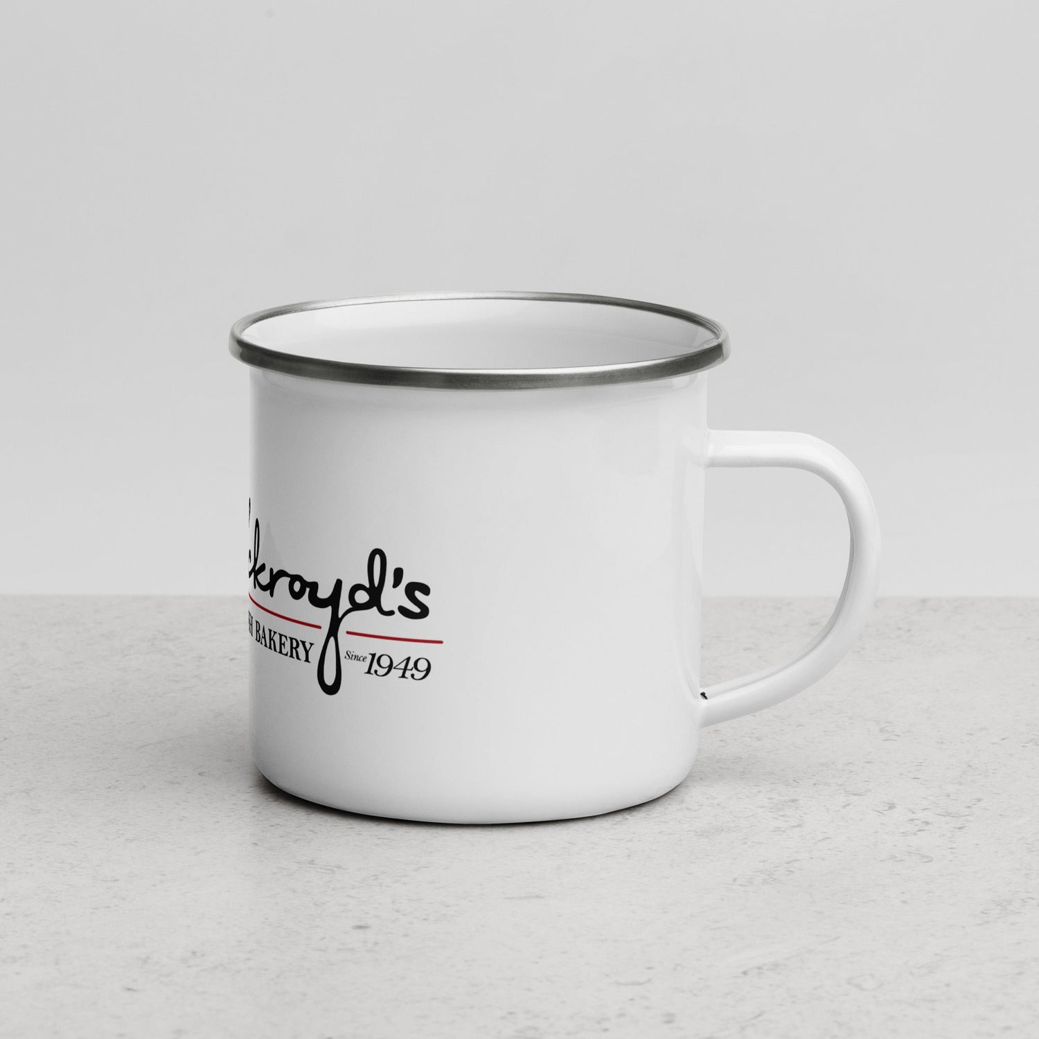 Ackroyd's Enamel Camper Mug - Knife Shift