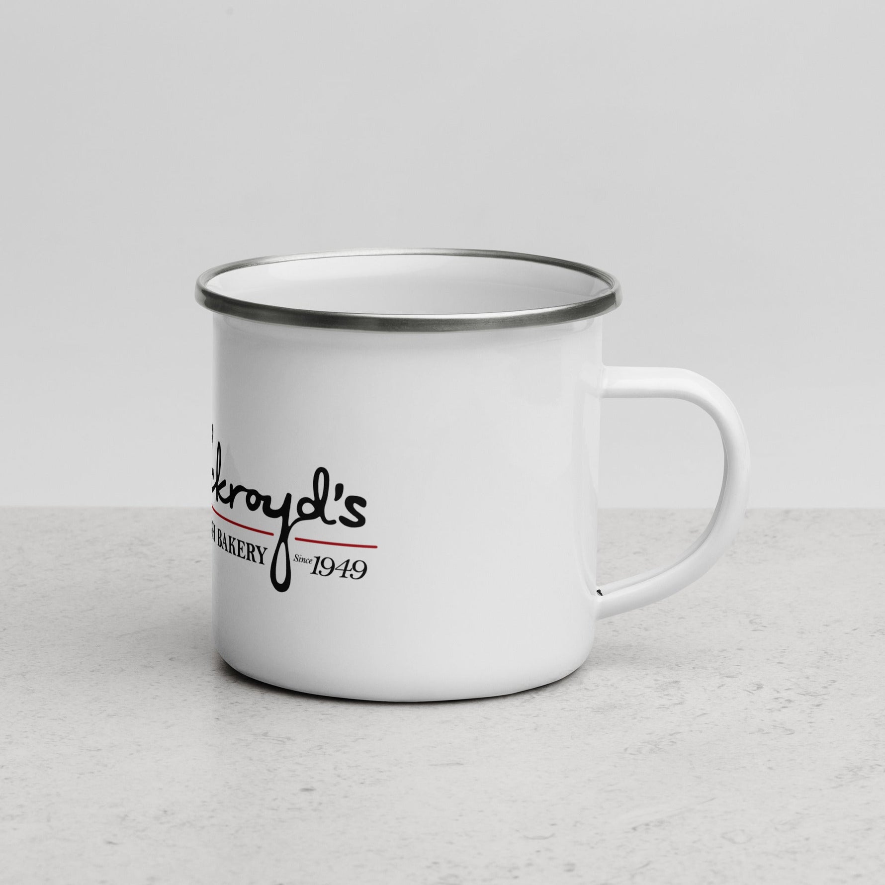 Ackroyd's Enamel Camper Mug - Knife Shift