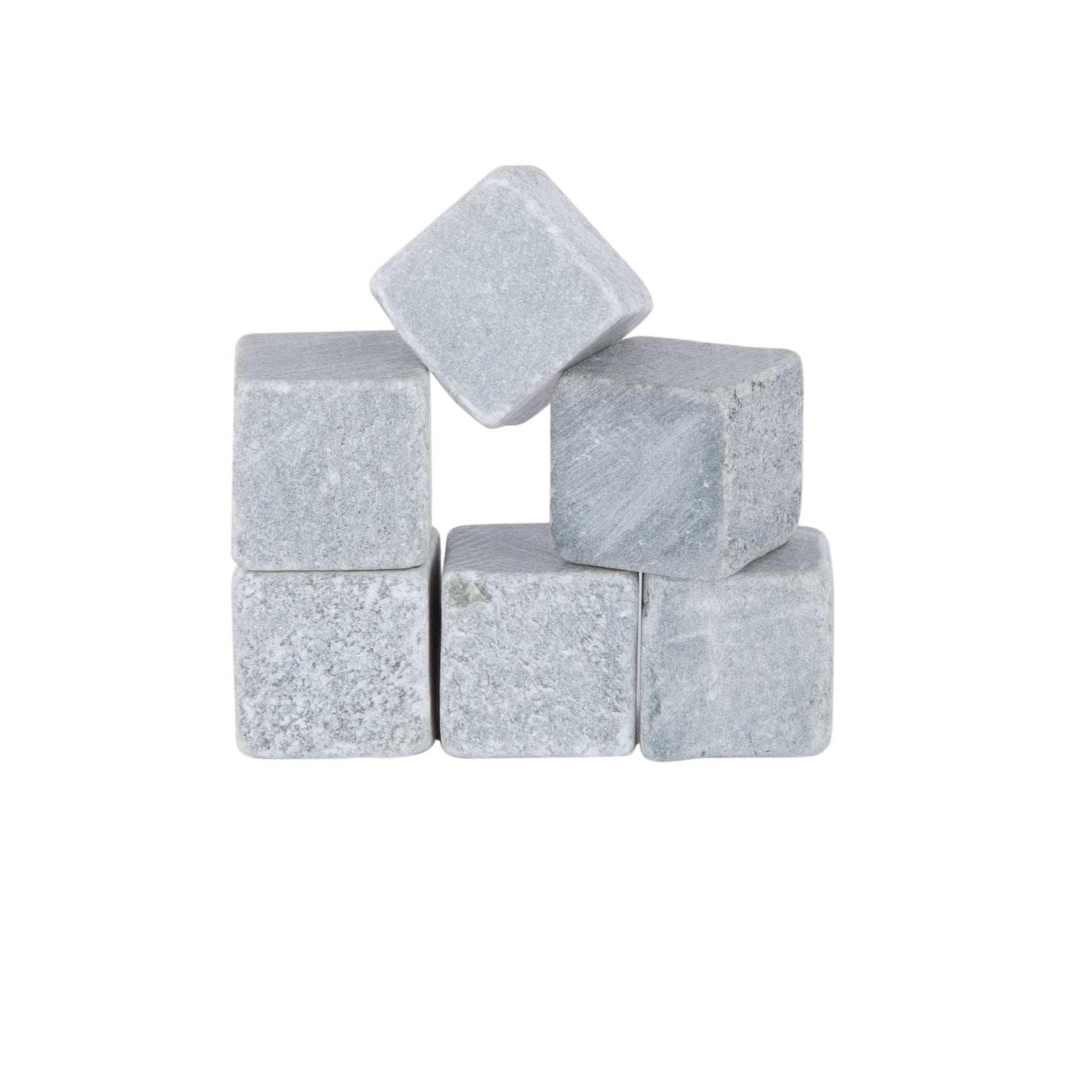 Glacier Rocks Soapstone Cube Set of 6 - Knife Shift