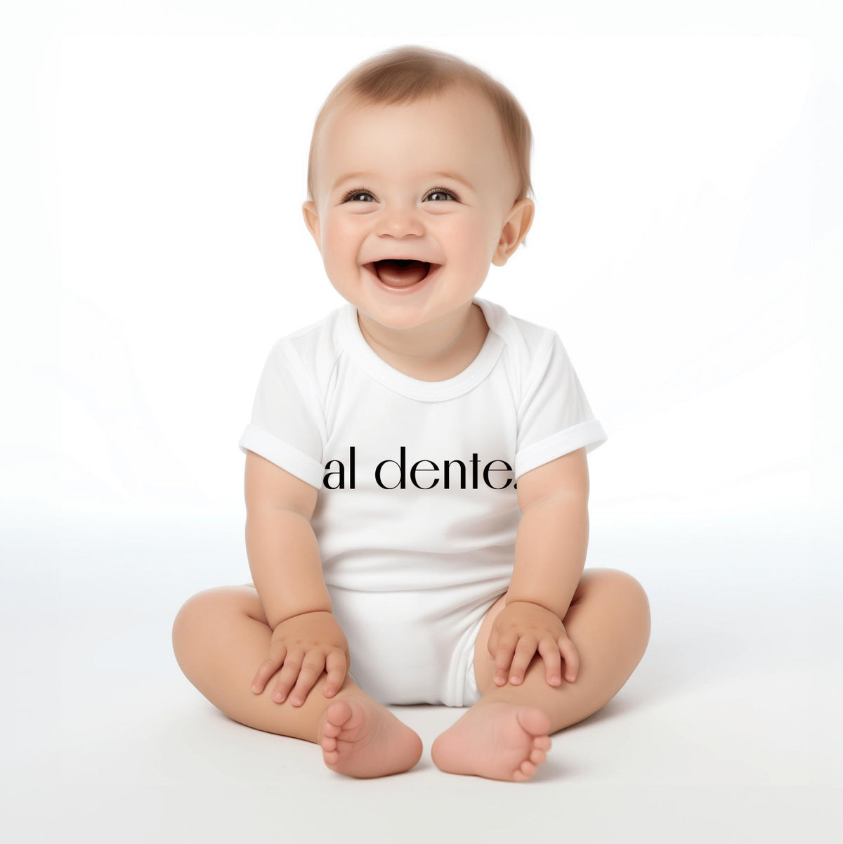 Al Dente Baby Bodysuit - Knife Shift