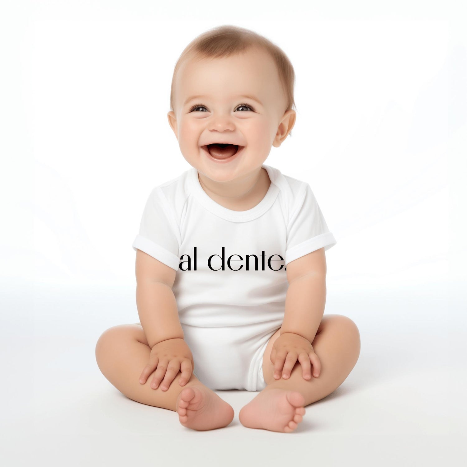 Al Dente Baby Bodysuit - Knife Shift